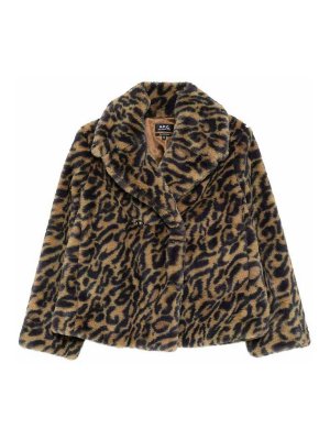 A.P.C.: Abrigos de borreguito y piel  - Abrigo De Piel - Marrón