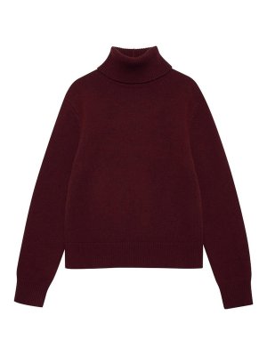 ANINE BING: Suéteres con cuello pico - Suéter Cuello Redondo - Rojo