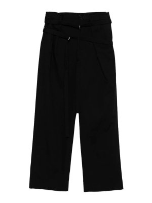 ANN DEMEULEMEESTER: Pantalones casual - Pantalón Casual - Negro