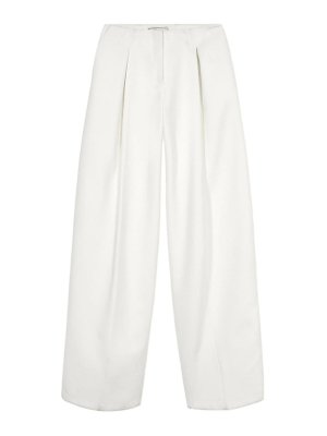 BLUMARINE: Pantalones casual - Pantalón Casual - Blanco