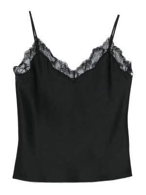 CALVIN KLEIN: トップス＆タンクトップ - トップ/タンクトップ - 黒