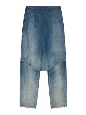 DIESEL: Jeans Rectos - Vaqueros Rectos - Azul