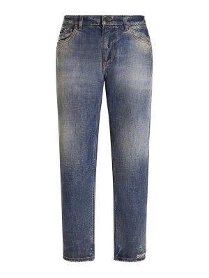 DOLCE & GABBANA: straight leg jeans - Pants