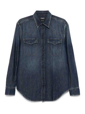 DONDUP: Chemises - Chemise - Bleu