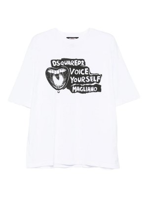 DSQUARED2: T-shirts - T-Shirt - Blanc