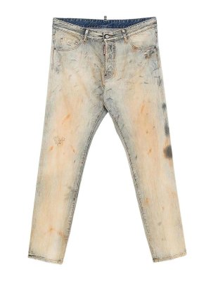 DSQUARED2: straight leg jeans - Jeans