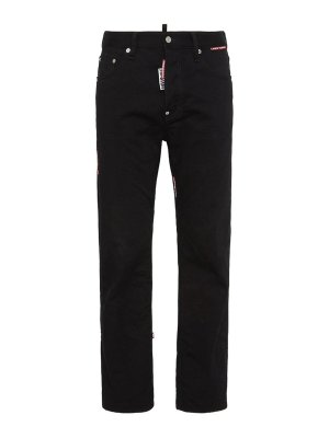 DSQUARED2: straight leg jeans - Jeans