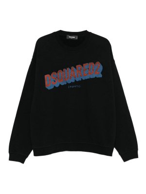 DSQUARED2: Sweatshirts & Pulls - Sweat-Shirts - Noir