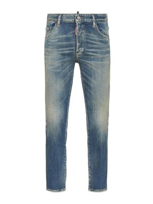 DSQUARED2: Jeans pitillos - Vaqueros Pitillos - Azul