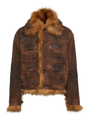 DSQUARED2: leather coats - Coat