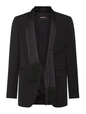 DSQUARED2: Maßgeschneiderte und Dinner-Jacken - Abendjacke - Schwarz