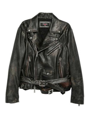 DSQUARED2: leather coats - Leather Outerwear