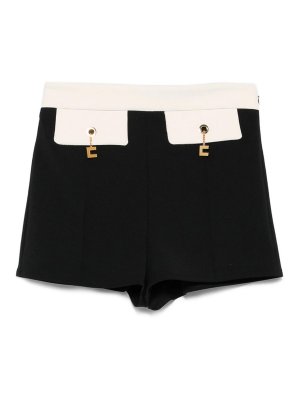 ELISABETTA FRANCHI: Shorts - Short - Noir
