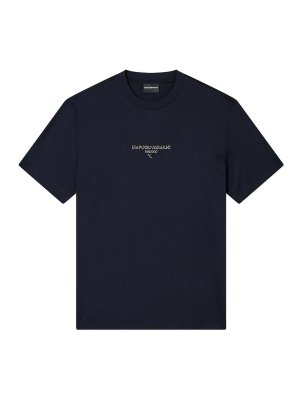 EMPORIO ARMANI: Camisetas - Camiseta - Azul