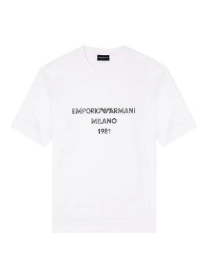 EMPORIO ARMANI: T-shirts - T-Shirt - Blanc