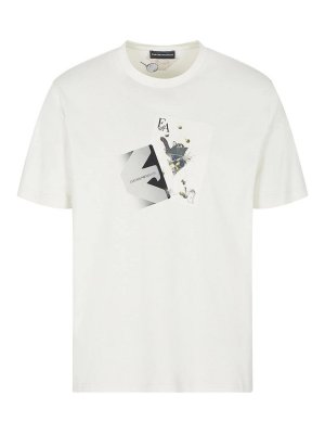 EMPORIO ARMANI: T-shirts - T-Shirt - Blanc