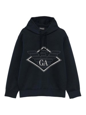 EMPORIO ARMANI: Camisetas - Camiseta - Azul