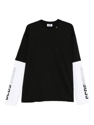 GCDS: クルーネック - クルーネック - 黒