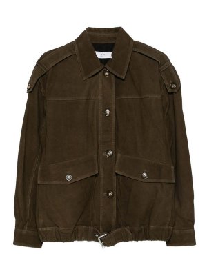 Iro: Vestes en cuir - Blouson En Cuir - Vert