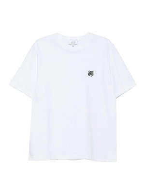 MAISON KITSUNÉ: T-shirts - T-Shirt - Blanc