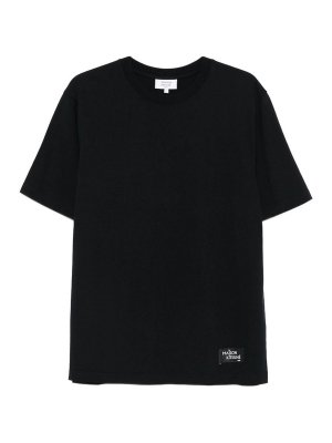 MAISON KITSUNÉ: Tシャツ - Tシャツ - 黒