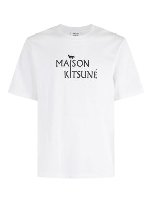 MAISON KITSUNÉ: T-shirts - T-Shirt - Blanc