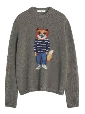 MAISON KITSUNÉ: crew necks - Sweater Maison Kitsun