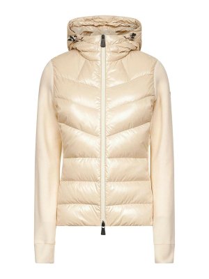MONCLER GRENOBLE: Suéteres con cuello pico - Suéter Cuello Redondo - Beis