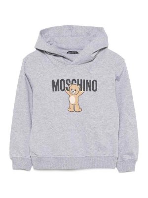 MOSCHINO: Sweatshirts & Pulls - Sweat-Shirts - Gris