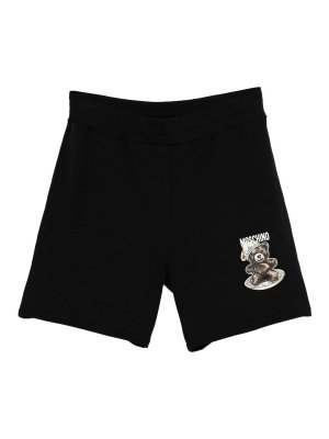 MOSCHINO: Hosen Shorts - Shorts - Schwarz