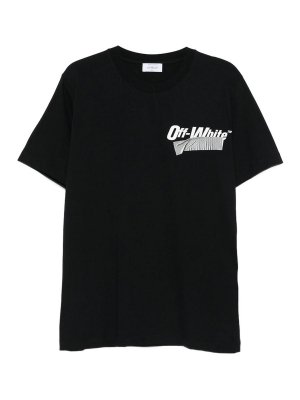 OFF-WHITE: T-shirts - T-Shirt - Schwarz