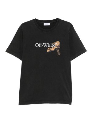 OFF-WHITE: T-shirts - T-Shirt - Schwarz