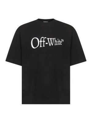 OFF-WHITE: T-shirts - T-Shirt - Schwarz