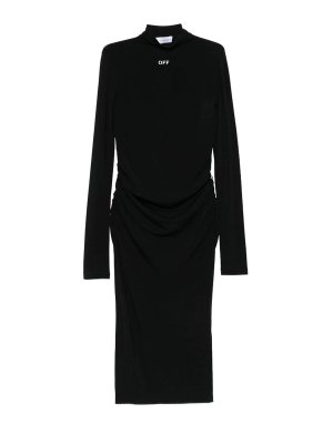 OFF-WHITE: Col roulé & Col polo - Pull Col Roulé - Noir