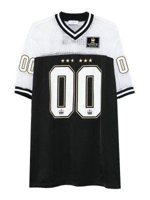 OFF-WHITE: ショートドレス - ショートドレス - 黒