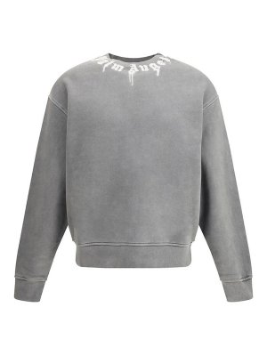 Palm Angels: Sweatshirts und Pullover - Sweatshirt - Grau