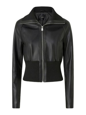 Pinko: leather jacket - Outerwear