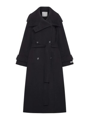 SPORTMAX: Lange Mäntel - Langer Mantel - Schwarz