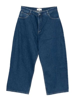 STUDIO NICHOLSON: Jeans patte d'éléphant - Jean Évasé - Bleu