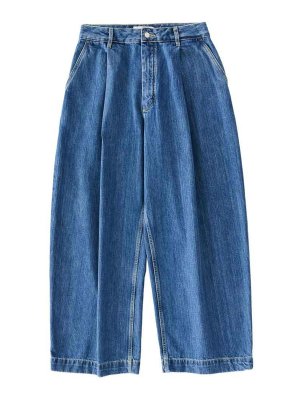 STUDIO NICHOLSON: Jeans patte d'éléphant - Jean Évasé - Bleu