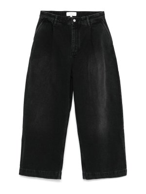 STUDIO NICHOLSON: Jeans patte d'éléphant - Jean Évasé - Noir