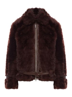 TOM FORD: Abrigos de borreguito y piel  - Abrigo De Piel - Marrón