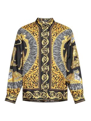 VERSACE: Chemises - Chemise - Jaune