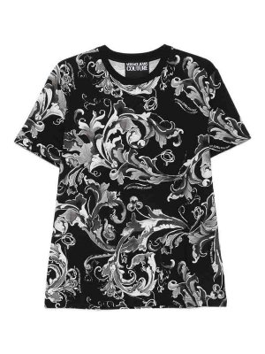 Versace Jeans Couture: T-shirts - T-Shirt - Noir