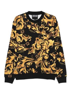Versace Jeans Couture: Sweatshirts und Pullover - Sweatshirt - Schwarz