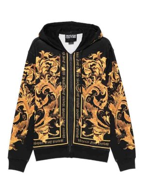 Versace Jeans Couture: Sweatshirts und Pullover - Sweatshirt - Schwarz