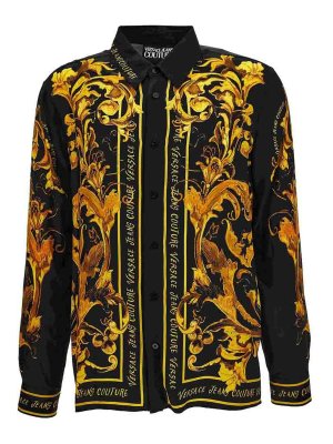 Versace Jeans Couture: Chemises - Chemise - Noir