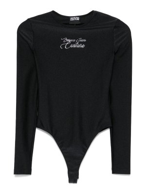 Versace Jeans Couture: クルーネック - クルーネック - 黒