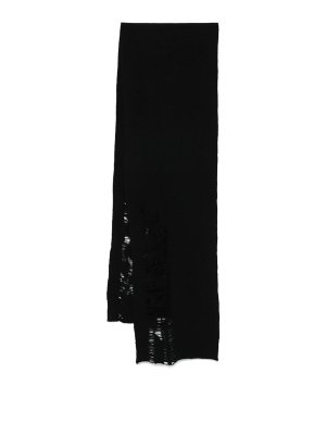 ANN DEMEULEMEESTER: Bufandas y pañuelos - Bufanda - Negro