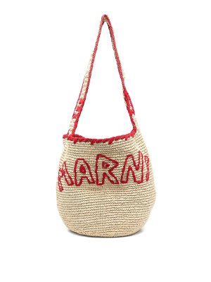 Marni: トートバッグ - トートバッグ - ベージュ